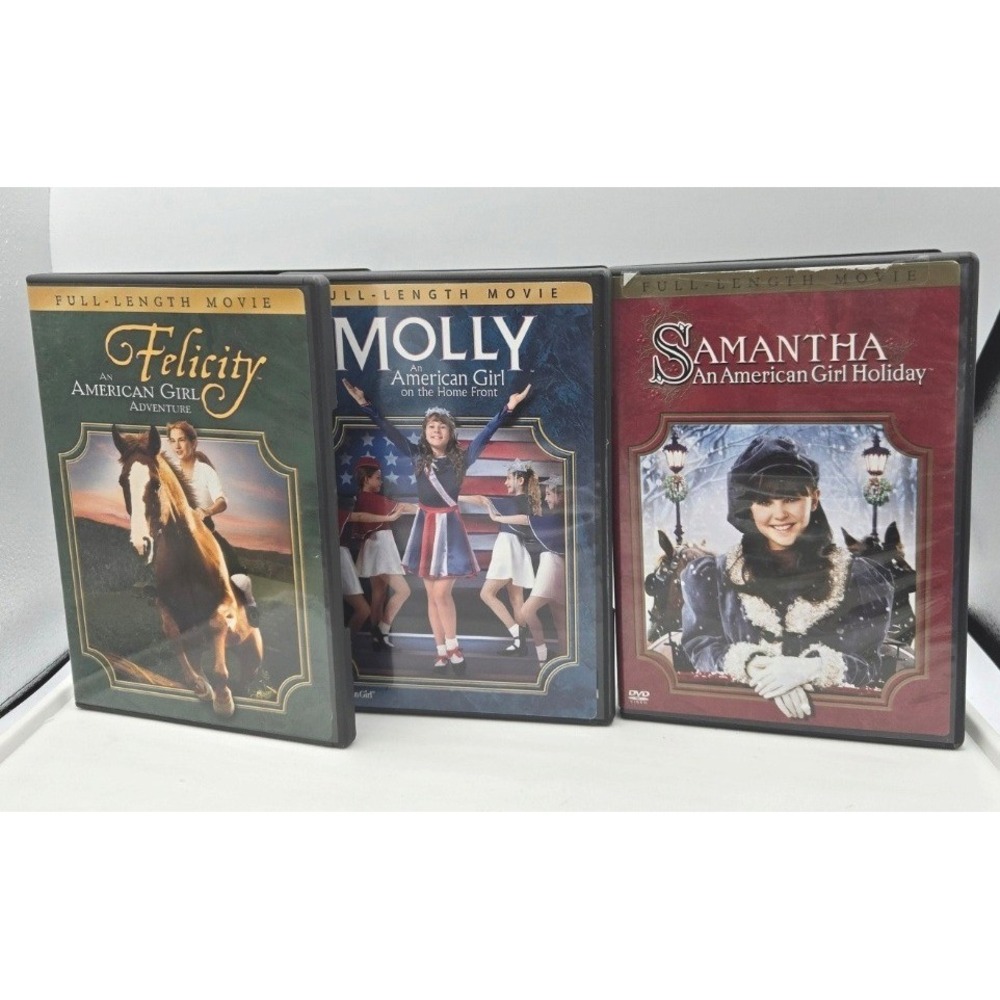 American Girl 3-DVD Movie Lot: Samantha, Molly, Felicity Historical Family Films